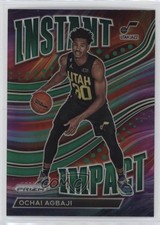 2022-23 Panini Prizm Instant Impact Green Prizm Ochai Agbaji #22 2y0