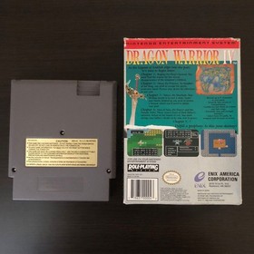 NES Dragon Quest 4 with box DRAGON WARRIOR Ⅳ