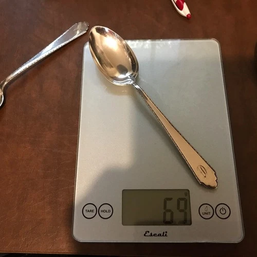 Treasure Sterling Serving Spoon #2..8 5/8 Inches..69 grams...Lunt..Mono..Great!