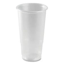 Karat CKPP32 32 oz. PolyPro (PP) Plastic Cups - Translucent (600/Carton) New