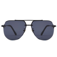 Prad 22014 Sunglasses Black Frame Gray Gradient Lenses 61-14-145mm UV