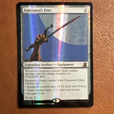 Umezawa's Jitte Magic: The Gathering From the Vault Lore Foil Legendary Artifact