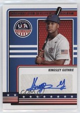 2023 Panini USA Baseball Stars & Stripes Kingsley Guthrie #NTDP-KU Auto ff8