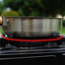 20.5cm Frying Pan Stainless Steel Nonstick Coating Removable Handle for RV Use