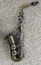 Vintage Conn 6M Naked Lady Alto Saxophone w/ Case & Mouthpiece - Project