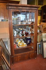 Vitrine  Ca 1850 Mahagoni  spät Biedermeier Mahagoni