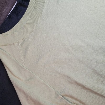 Charter Club Silk Viscose Nylon Blend Knit Sweater Light Green M