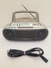 Vtg. Sony Model CFD-S01 CD Radio Cassette Boombox w/Mega Bass *NEW BELTS* -NICE!