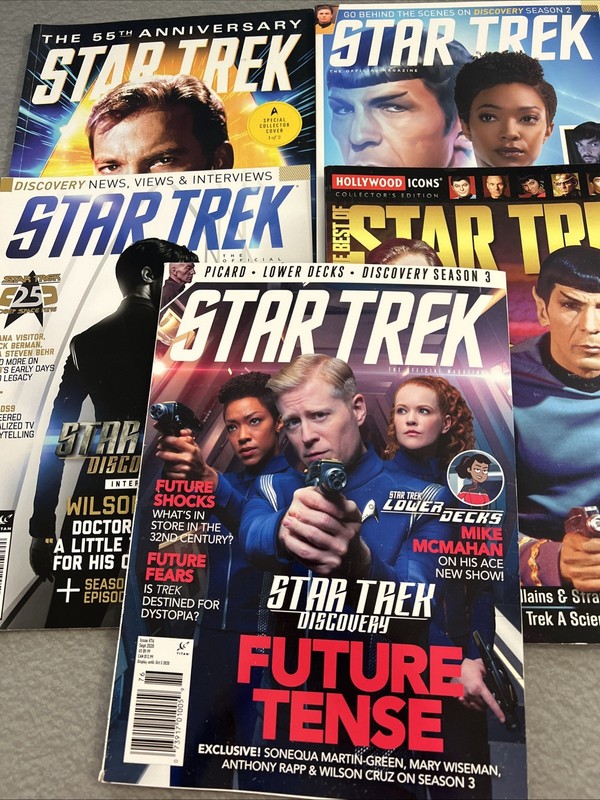 Lot of 5 Star Trek Magazines