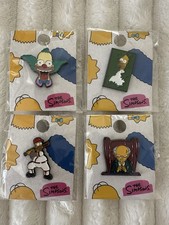 Lids x The Simpsons MLB Homer Bush Bat Burns Krusty Clown Pin RARE New Set Of 4