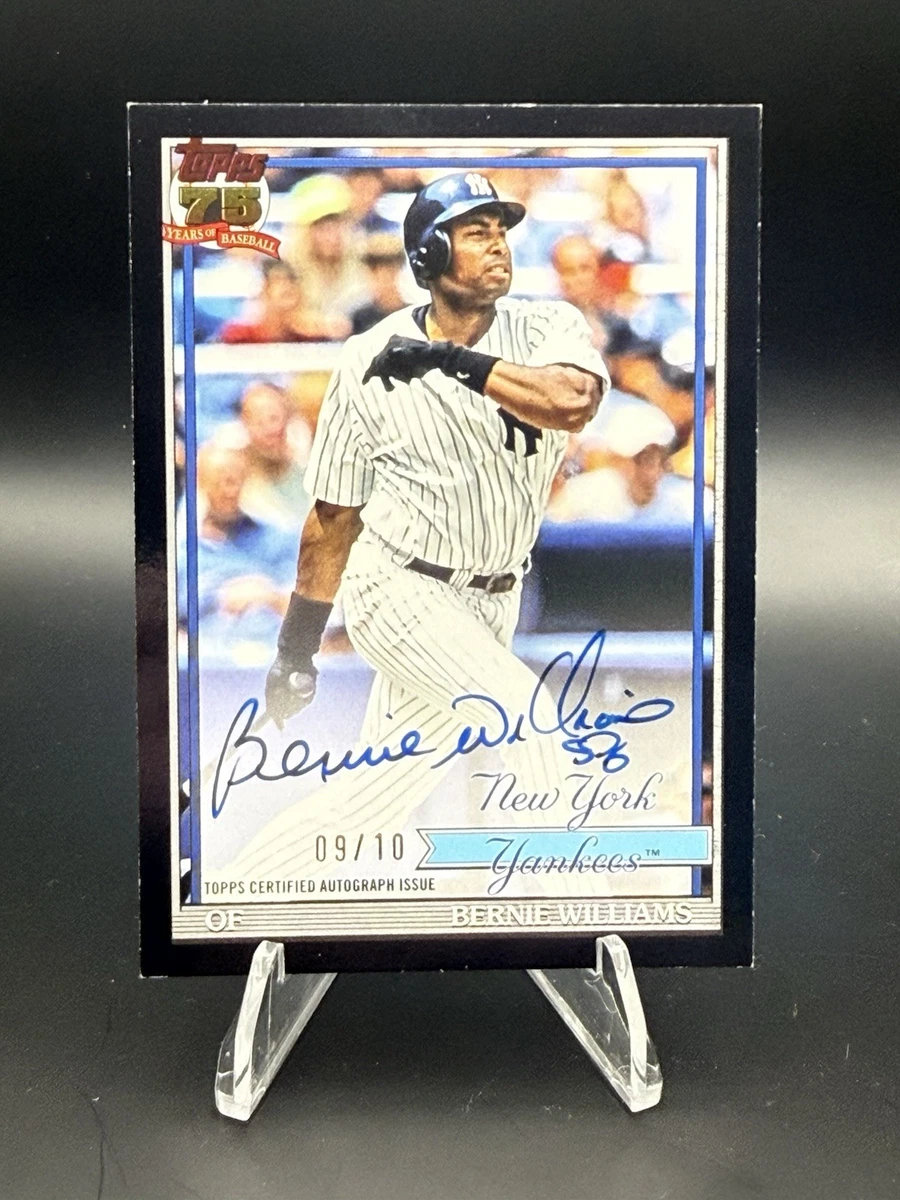 Autograph Bernie Williams Baseball Cards for sale | eBay