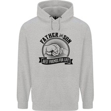 Father  Son Best Friends Fathers Day Mens 80 Cotton Hoodie