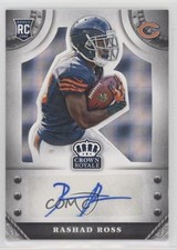 2014 Crown Royale Rookie Signatures Silver Plaid 4/99 Rashad Ross #S-RR Auto 7eo