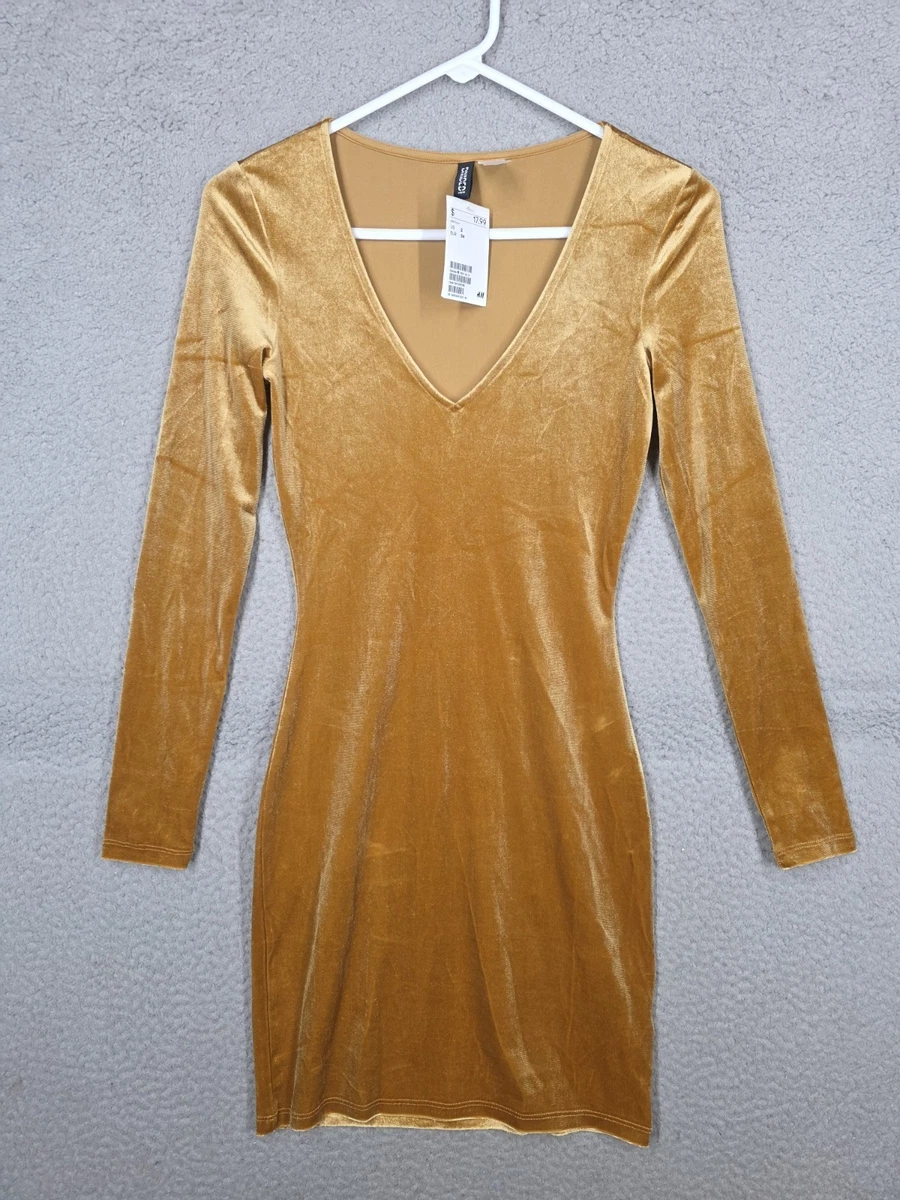 H&M Gold Dresses for Women for sale | eBay