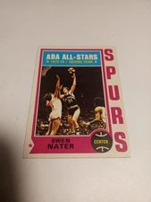 1974 Topps #205 Swen Nater ABA All-Star NM+ Condition 