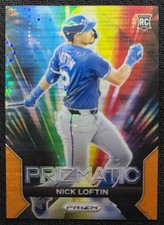 2024 Panini Prizm Nick Loftin #20 Prizmatic Orange Pulsar 157/399 RC Royals