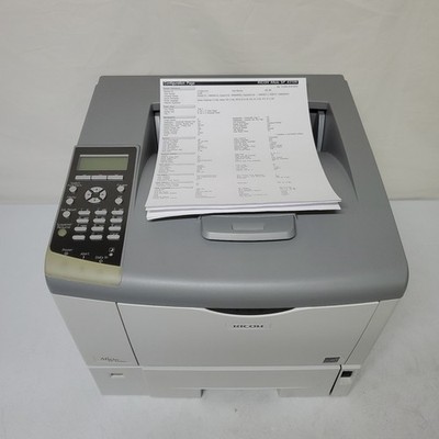 Ricoh Aficio SP 4310N Monochrome Laser Printer 77K Pgs W/Toner Network USB