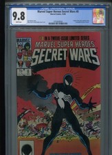 Marvel Super Heroes Secret Wars #8 (1984) CGC 9.8 [BIANCO] 1° Simbionte Venom!