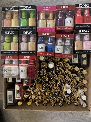 DND DC Diva Gel Nail Polish Multicolor Shiny Blooming 0.5 fl oz Lot Collection