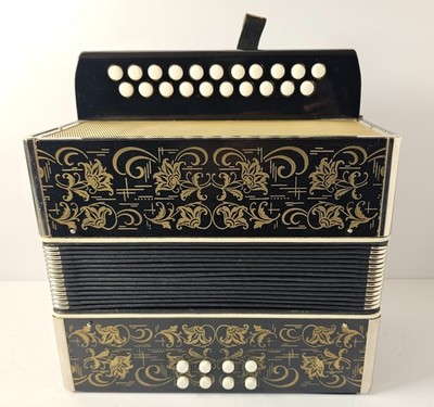 Weltmeister 2 Row Diatonic Button Accordion Melodeon C-F Vienna Style  Germany