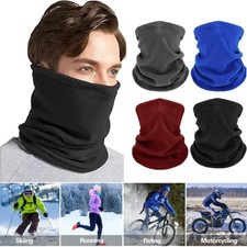 Fleece Halswärmer Winddichter Schal Gesichts...