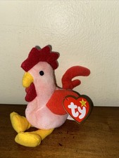 Ty Beanie Baby STRUT The Rooster 1993 Oak Brook IL. Excellent Condition