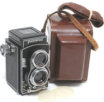 @ Vintage Meopta Flexaret S Standard TLR camera w. Belar 3,5/80mm lens Metax shu