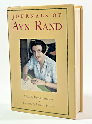 Ayn Rand Journals Hardcover 1st Edition Author of Atlas Shrugged Objectivism