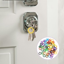 100 Pcs Plastic Key Identifiers Cover Storage Covers Caps for House