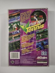 Virtual Open Tennis Video Game For Sega Saturn 