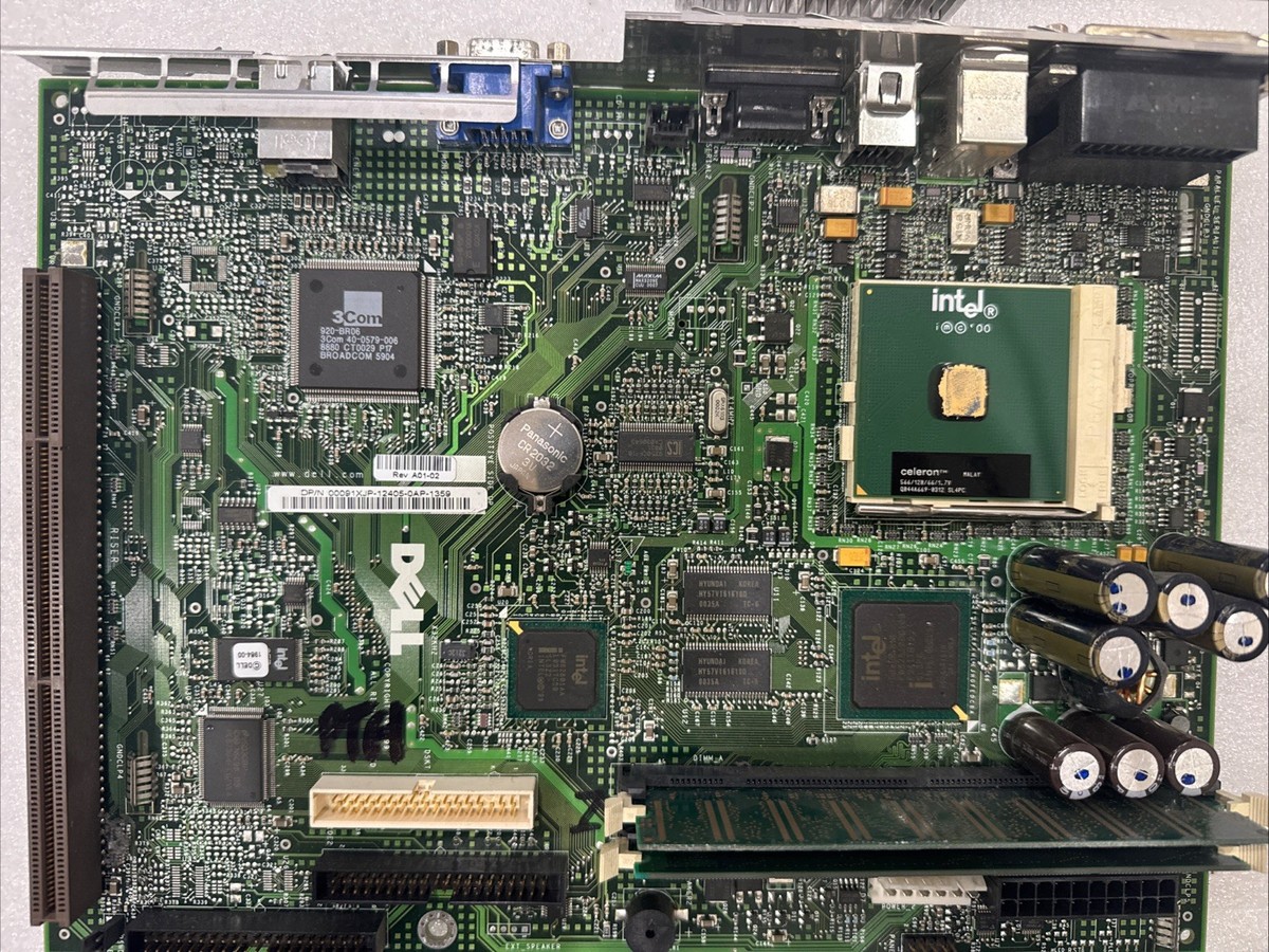 Dell Optiplex GX100 board 91XJP-00091XJP-669DP, w/ Celeron CPU +