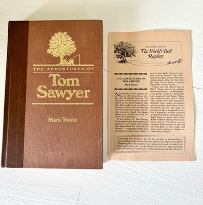 The Adventures of Tom Sawyer Mark Twain Readers Digest World's Best Reading 1985