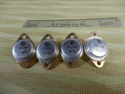 LTE NOS Lot of Four 2N1546 Germanium PNP Transistors