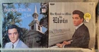 ELVIS 🩵 GOSPEL Vinyl x2 LOT Hand In Mine/How Great Thou SHRINK Record Albums EX