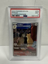 Pokemon Persian 078/064 Shrouded Fable Illustration Rare PSA 9