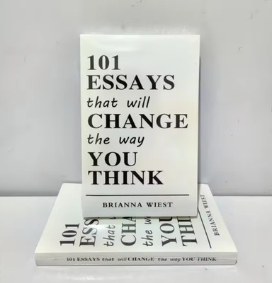 101 Essays That Will Change the Way You Think by Brianna Wiest (2018, Hardcover)