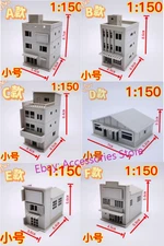 DIY Model 1/150 N Scale Buildings Train Railway Layout Modern  House Hut Scene