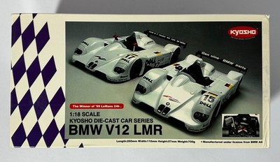 Vintage Kyosho #08533A 1/18 Scale BMW V12 LMR Dell #15 24 Hours of Le Mans 1999