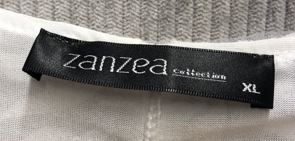 Zanzea Dress Size XL White Rose Lace Overlay Half Sleeve - Image 4 of 4