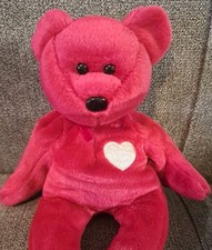 Ty Beanie Baby - VALENTINA the Bear 8.5" NEW MWMTs Plush Stuffed Animal Toy