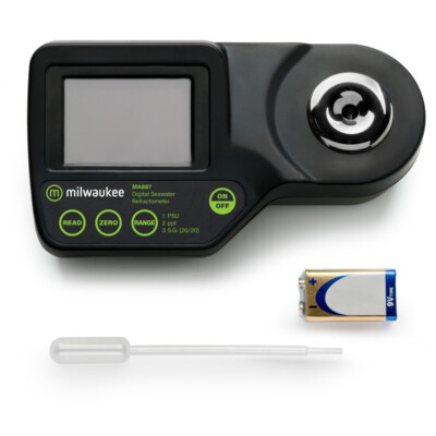 Milwaukee MA887 Digital Seawater Refractometer (With or Without Case)