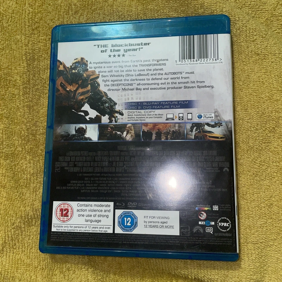 Transformers: Dark of the Moon Blu-ray Triple Play Edition - Image 2 of 4