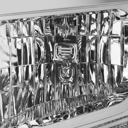 For 2016-2024 Nissan Titan XD OE Style Chrome Housing Clear Side Headlight Lamps - Picture 3 of 8