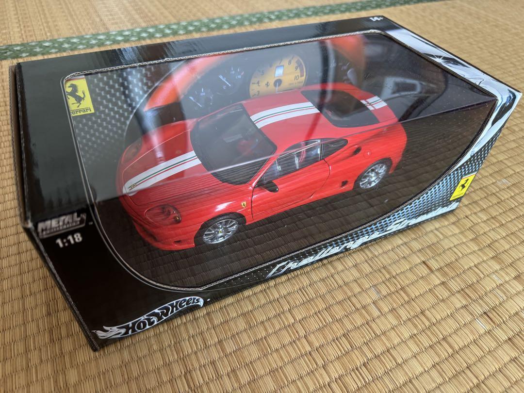 Ferrari F360 1/18 scale Minicar Limited Red Hot Wheels Used Ferrari F360 1/18 scale Minicar Limited Red Hot Wheels Used