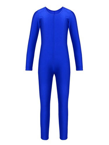 Kinder Mädchen Tanzkleidung Ballett Tanz Trikot Tanz Langarm Overall Unitard - Bild 88 von 124