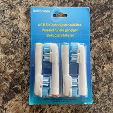 Replacement Brush Heads Soft Bristles 4 Pack