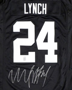 marshawn lynch autographed jersey