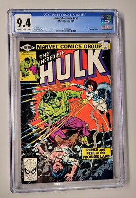 INCREDIBLE HULK #256 CGC 9.4 NEW SLAB - 1st Full SABRA Appearance