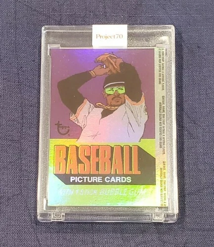 2021 Topps Project70 Rainbow #905 1977 Wax Wrapper by JACOB ROCHESTER #20/70 