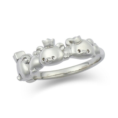Rilakkuma All Star Ring SV925 Silver size US5.0 Korilakkuma
